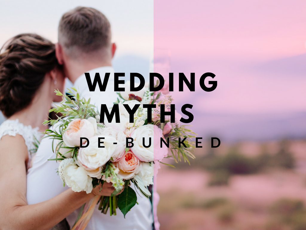 Wedding myths de-bunked
